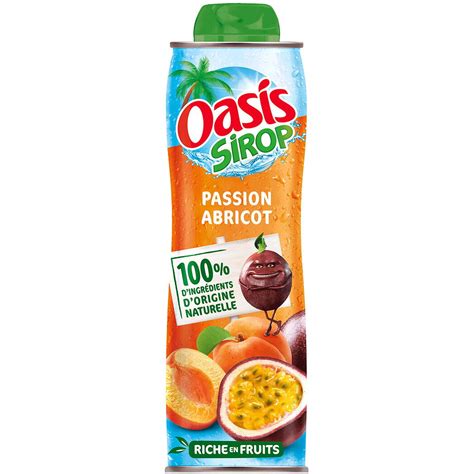 Sirop Passion Abricot Oasis Intermarch