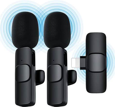 Profissional Dual Bluetooth Lavalier Microfone De Lapela