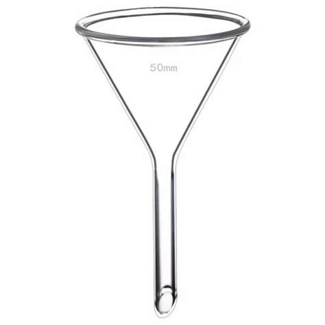 Boro Transparent Laboratory Glass Funnel Size Dimension Mm At