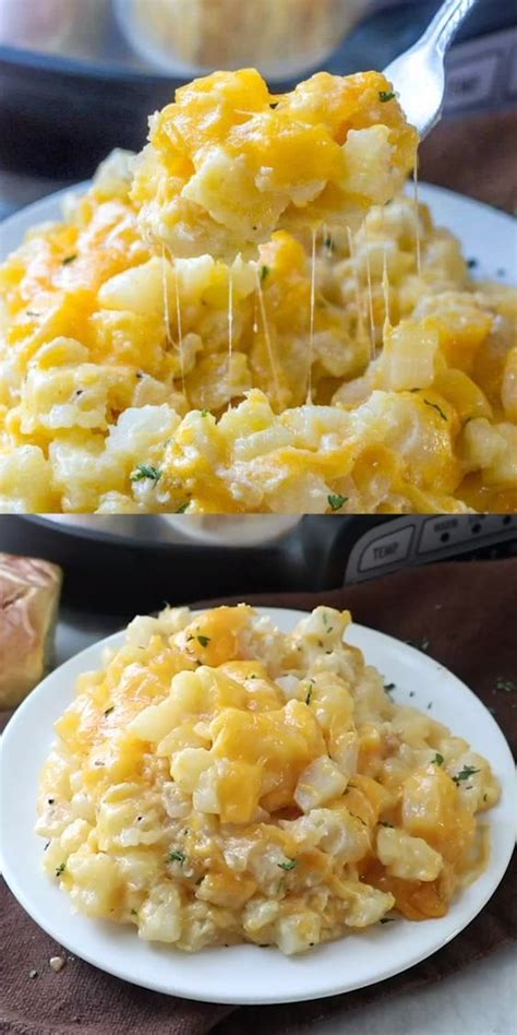 Cheesy Potatoes Crock Pot Recipe Recipes Spicy