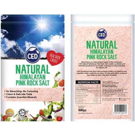 Jual Ced Naturalisasi Himalayan Pink Rock Salt Garam Himalaya Gr