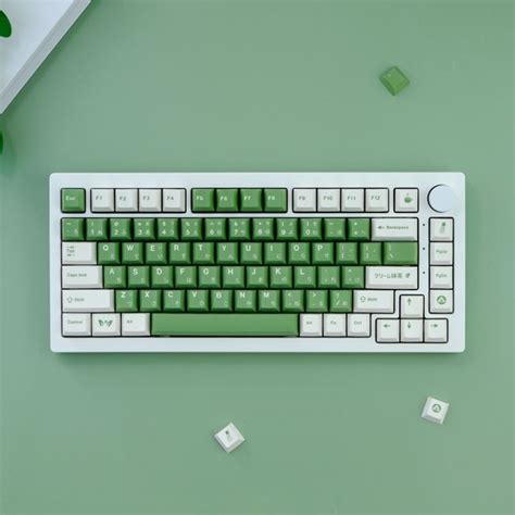 Keycap Onlygmk Matcha Cake Keycap Keys Cherry Profile Pbt Five