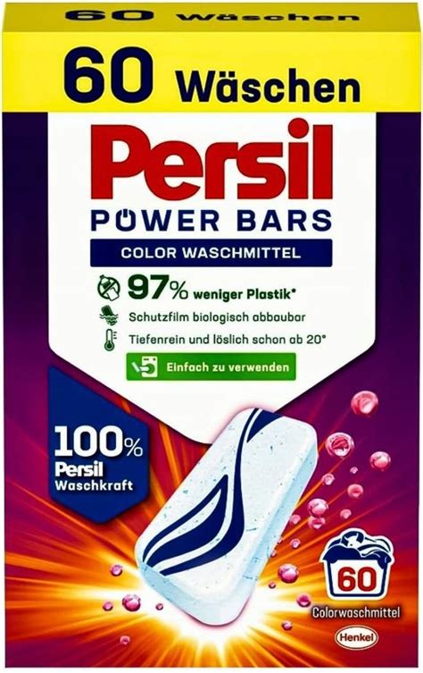 Persil Color Power 60 Bars niemieckie kapsułki do prania kolorów