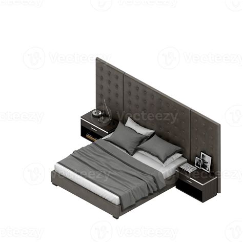 Isometric Bedroom 3d Render 14168332 Png