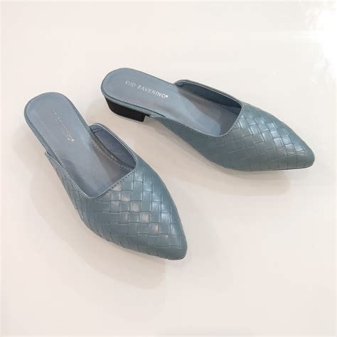 Jual Gio Saverino Sandal Flat Mules Mewah Dan Elegan Shopee Indonesia