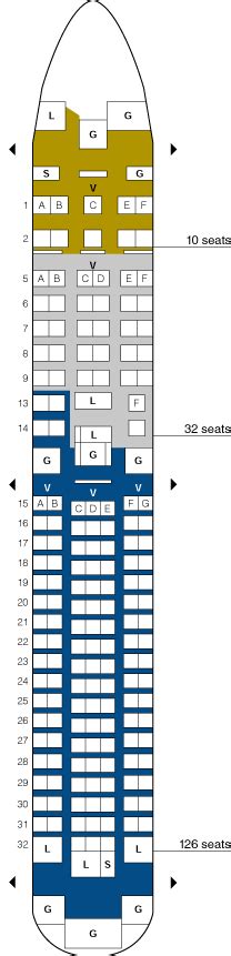 United Airlines Seating Chart Image