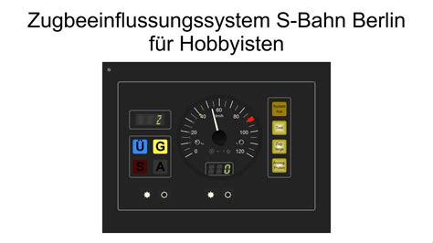 Zugbeeinflussungssystem S Bahn Berlin F R Hobbyisten Youtube