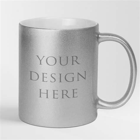 Custom Silver Mug 11oz Customised Silver Mug Made In Australia