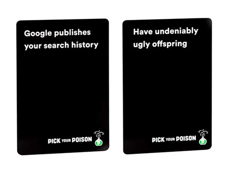 Pick Your Poison Party Card Game Nsfw Cumulus Media