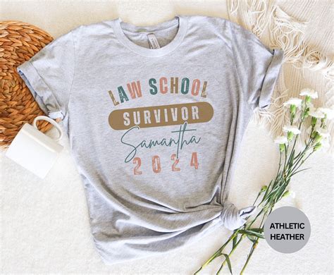 Law School Survivor 2024 Shirt Personalized T Graduate T For