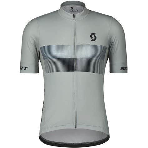 SCOTT Maillot De Manga Corta Hombre RC Team 10 Gris Claro Azul Oscuro