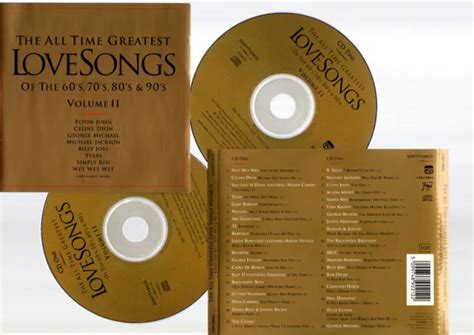 VARIOUS ARTISTS - The All Time Greatest Love Songs Of The 60, 70, 80 ...