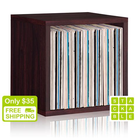 Vinyl Record Storage Cube Stackable Lp Record Album Storage