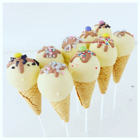 Ice Cream Cake Pops Sweet Celebration