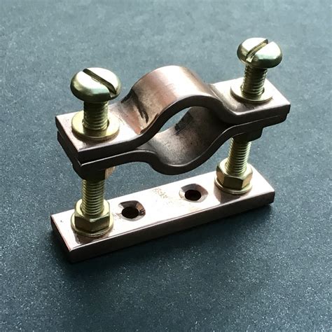 Traditional Pipe Fastener Copper Bracket For 15mm Od Pipes Bc3362