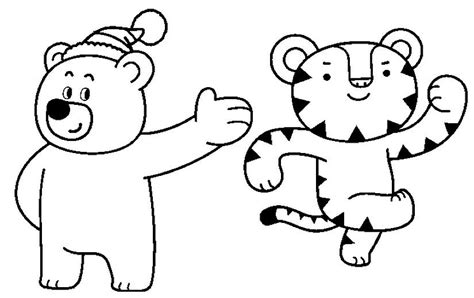 Olympic Mascots Coloring Pages