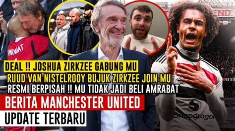 WELCOME DEAL MU TRANSFER ZIRKZEE TEN HAG BANGUN ULANG LINI PERTAHANAN