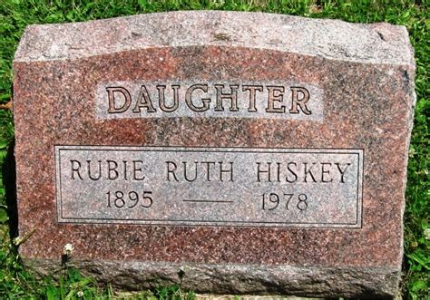 Rubie Ruth Hiskey 1895 1978 Find A Grave Memorial