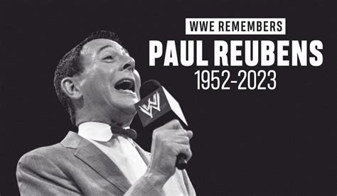 WWE Issues Statement Regarding Passing Of Paul “Pee-Wee Herman” Reubens ...