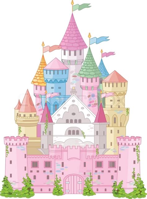 Fairytale Castle Enchanted Fortress Magical Palace Transparent