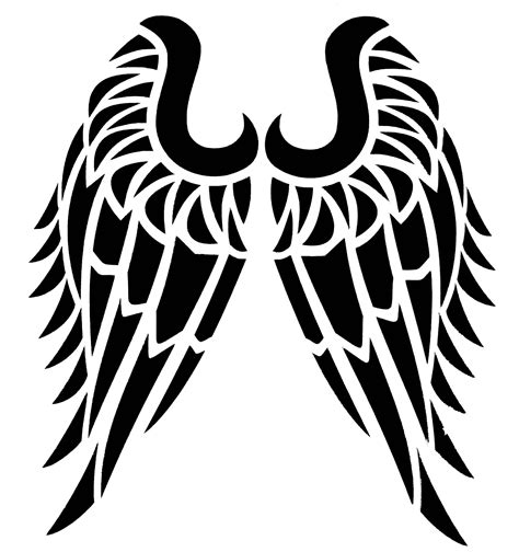 Custom Angel Wings Vinyl Decal Tribal Bumper Sticker For Etsy