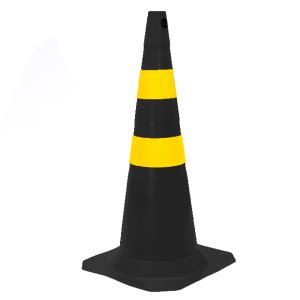 Cone de Sinalização FIT Polipropileno 75 cm Plastcor MultiEPIS