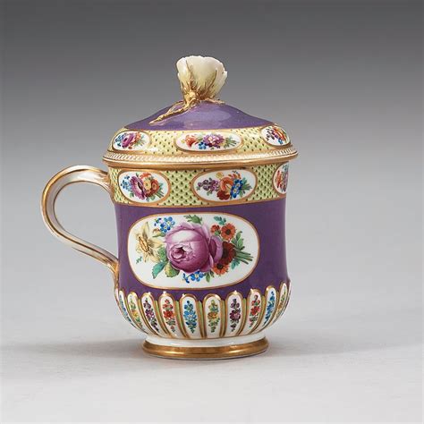 Meissen A Meissen Cup With Cover Period Of Marcolini