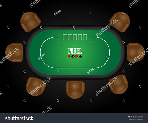 Illustration Poker Table Stock Vector (Royalty Free) 223268641 ...