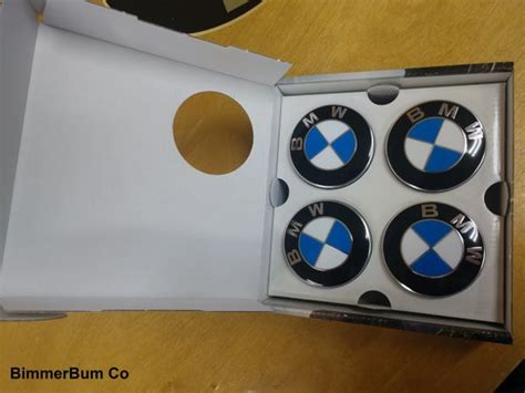 Genuine Bmw Roundel Floating Roundel Center Cap Set