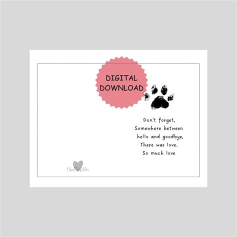death of a pet sympathy card 3