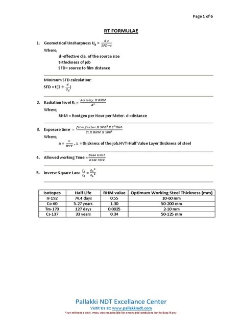 Pdf Ndt Formulae Dokumen Tips