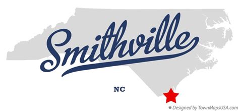 Map of Smithville, NC, North Carolina