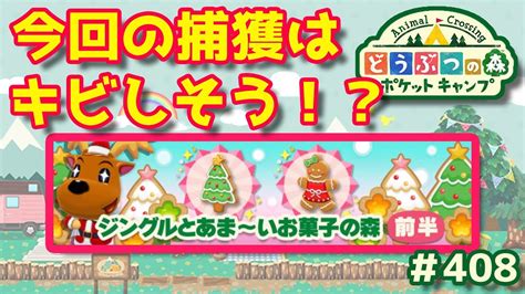 【ポケ森】ジングルとあま～いお菓子の森スタート！今回の捕獲はキビしそう！？408【どうぶつの森：ポケットキャンプ】 Youtube