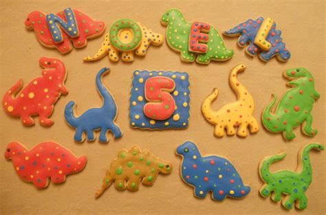 Dinosaur Cookies For Noel The Brunette Baker