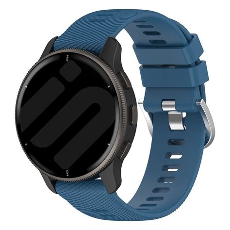 Garmin Vivoactive 4 Silikonarmband Blau Smartwatcharmbaender De