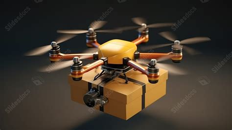 Fondo Concepto De Entrega De Drones A Reos Entrega De Paquetes En D