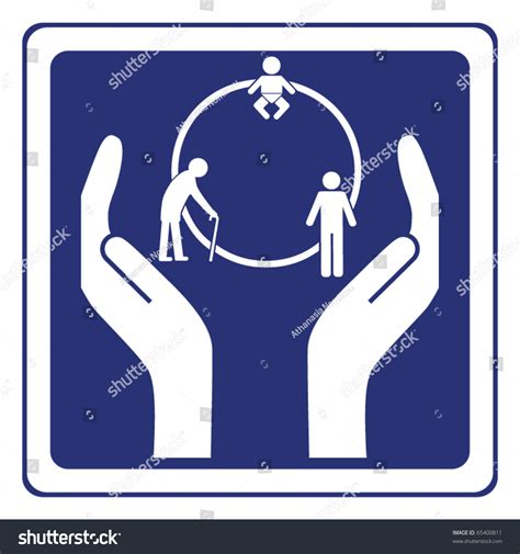 Circle Of Life Sign Vector Royalty Free Stock Vector 65400811