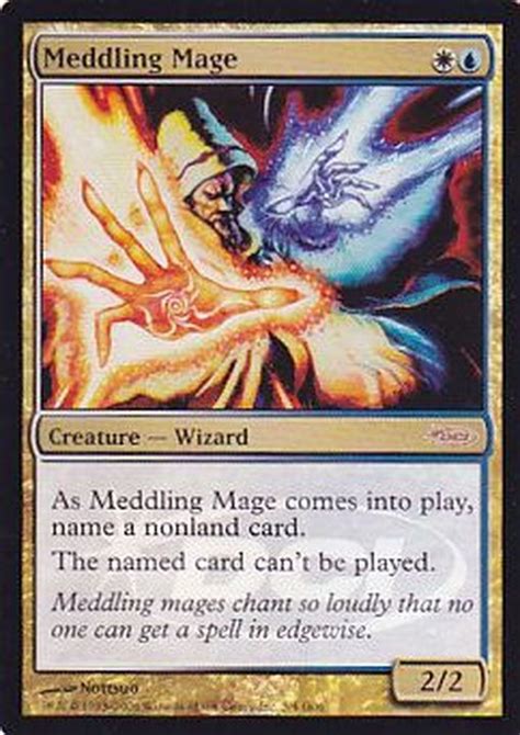 Foil翻弄する魔道士meddling Mage《英語》【judge Promos】