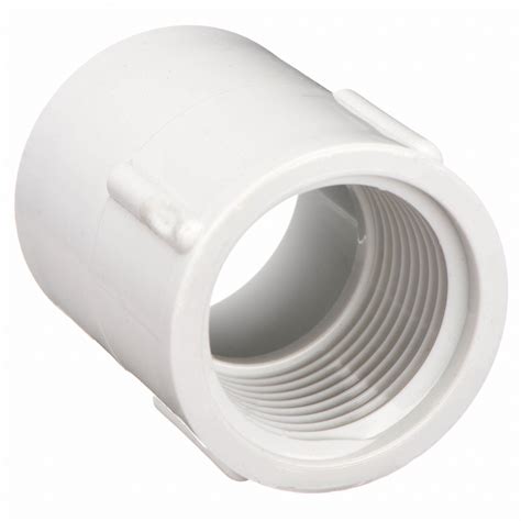 LASCO PVC Female Adapter Socket X FNPT 1 1 2 In Pipe Size Pipe