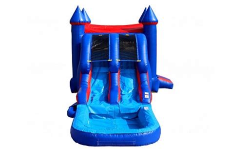 Superhero Bounce House W Double Lane Slide Wet Dry Jubilee Party