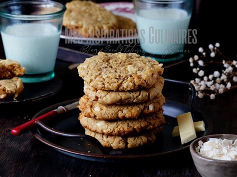 Cookies Americains Au Chocolat Blanc Et Noix De Macadamia Recette Par