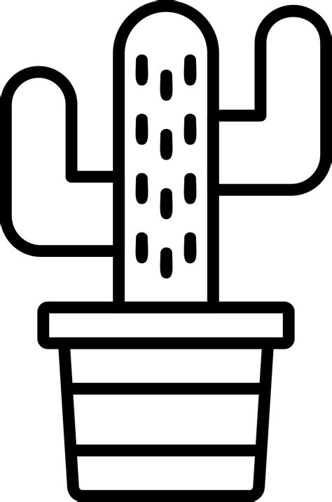 Cactus Vector Icon 21645767 Vector Art At Vecteezy