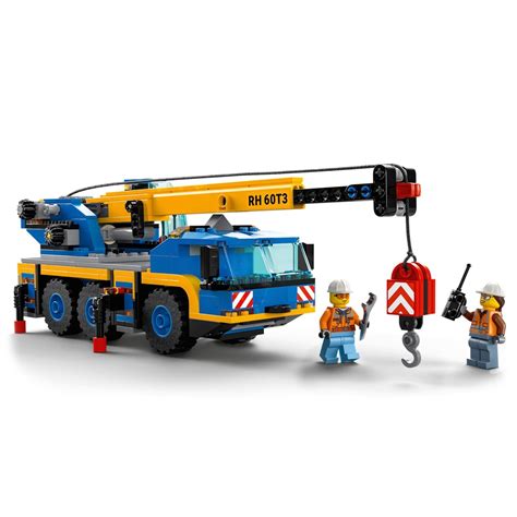 Lego City Set Gel Ndekran Baustellenfahrzeug Mit St Tzf En