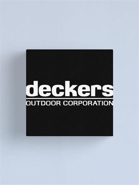 "Deckers Brands Logo" Canvas Print for Sale by Eriinamiska | Redbubble