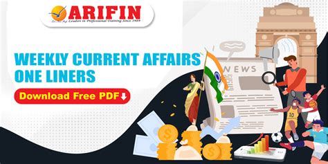 Weekly One Liner Current Affairs Th May To St May Arifin