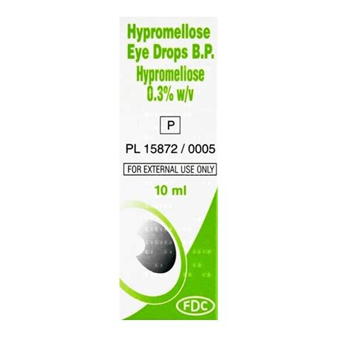 Hypromellose 03 Eye Drops 10ml E Medicina