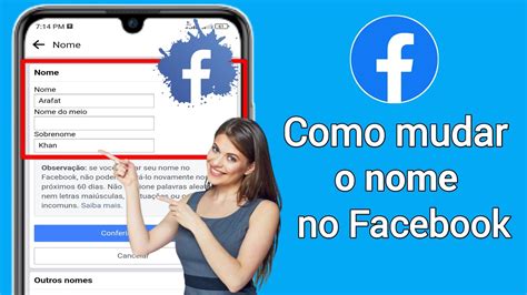 Como Mudar Seu Nome No Facebook Nova Atualiza O Alterar Seu Nome