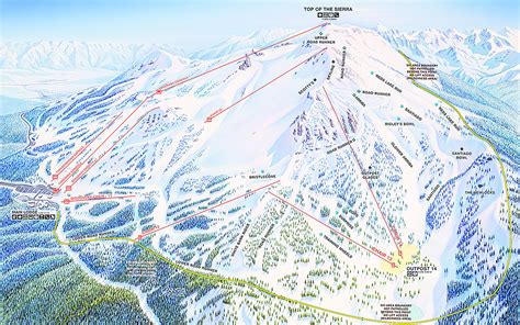 Mammoth Mountain Trail Map Freeride