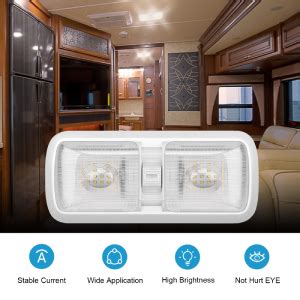 Amazon Kohree Upgrade 700 Lumen Led RV Ceiling Double Dome Light