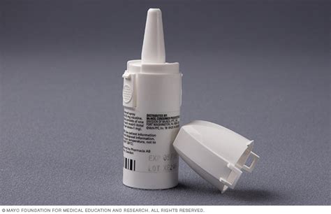 Nicotine nasal spray - Mayo Clinic